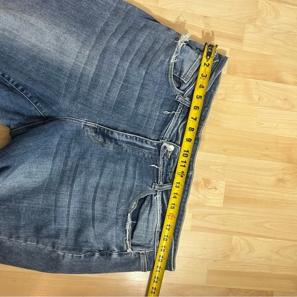 Judy Blue Womens high-waist, relaxed-fit, raw-hem denim jeans Size 22W - Picture 3 of 6